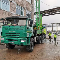 Буровая установка УРБ-2А-2 на автомобиле Камаз 43118