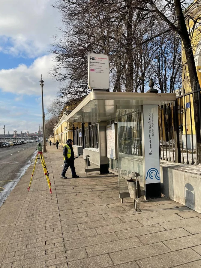 Геоподоснова участка возле большого Устьинского моста